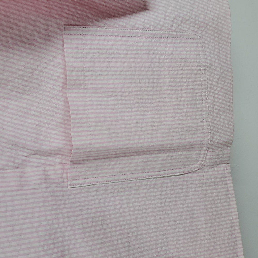 Lauren Ralph Lauren Pink Seersucker Blazer 2X Lightweight Jacket - Picture 5 of 11